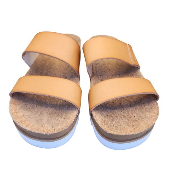 Reef Womens Cushion Vista Hi Natural Sandal size us 9 Barely worn! - Picture 2 of 6